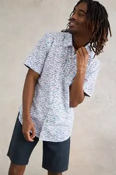 Рубашка White Stuff с принтом White Stuff, белый