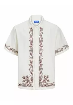 Рубашка Wide Fit Jack & Jones, бежевый