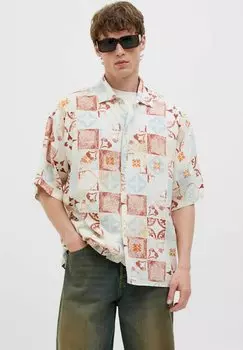 Рубашка WIDE FIT Jack & Jones, кремовый