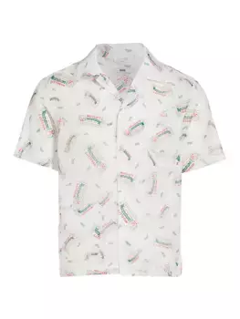 Рубашка Wiggley Camp Bode, белый