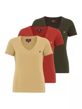 Рубашка Williot Cagliari, цвет Sand/Dark green/Rusty red