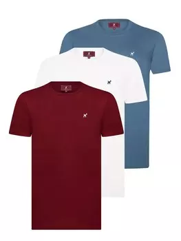 Рубашка Williot, цвет Blue denim/Burgundy/White