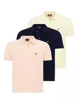 Рубашка Williot Potenza, цвет marine blue/Light yellow/Rose