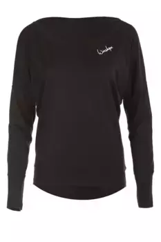 Рубашка Winshape с длинными рукавами "MCS002", ультралегкая, черный
