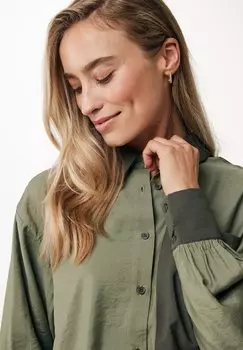 Рубашка With Chest Pocket Mexx, хаки