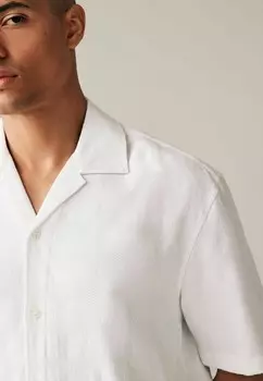 Рубашка WITH CUBAN COLLAR Next, белый