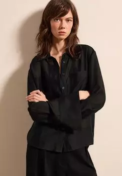 Рубашка WITH POCKETS Stefanel, черный