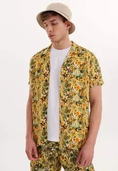 Рубашка Wmhawaii Printed WESTMARK LONDON, цвет yellow aop