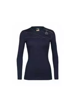 Рубашка wmns 200 oasis ls crewe skyw Icebreaker, синий