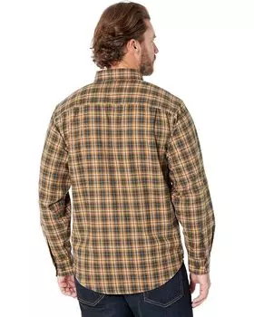 Рубашка Wolverine Glacier Lite Flannel Shirt, цвет Cedar Plaid