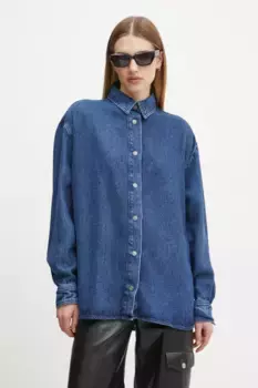 Рубашка Won Hundred, темно-синий
