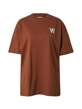 Рубашка WOOD WOOD Asa seal, темно-коричневый