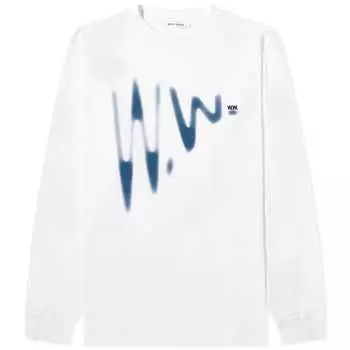 Рубашка Wood Wood Herc Shadow Long Sleeve, белый