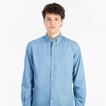 Рубашка Woolrich Classic Indigo, синий