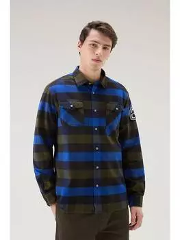 Рубашка Woolrich, цвет blau/bunt