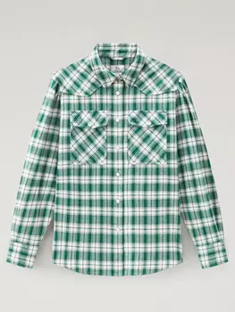 Рубашка Woolrich, цвет Grn/Wei
