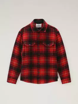 Рубашка Woolrich, цвет rot/schwarz