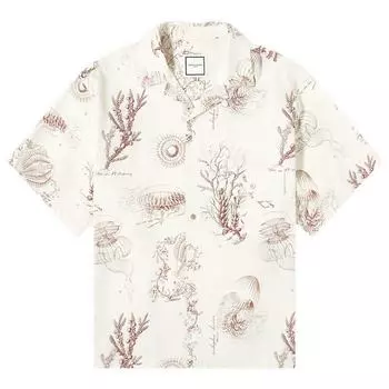 Рубашка Wooyoungmi Marine Print Vacation Shirt, цвет Neutrals