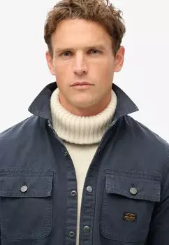 Рубашка WORKWEAR Superdry, синий