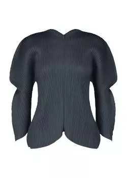 Рубашка wormhole Pleats Please Issey Miyake, синий