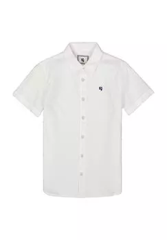 Рубашка, воротник Кент, хлопок, детская GARCIA, кремовый