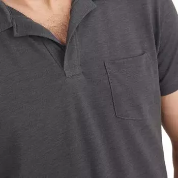 Рубашка воздушного поло мужская Marine Layer, цвет Faded Black