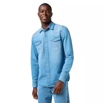 Рубашка Wrangler 112362744, синий