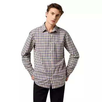 Рубашка Wrangler 1 Pocket Regular Fit, серый