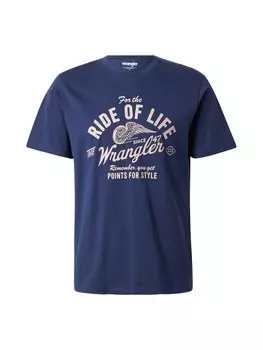 Рубашка WRANGLER AMERICANA TEE, темно-синий