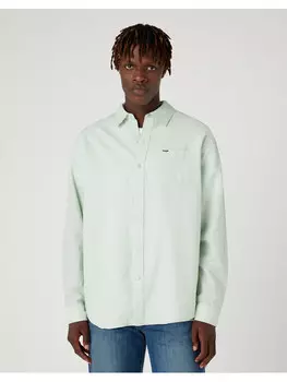 Рубашка Wrangler, бирюзовый