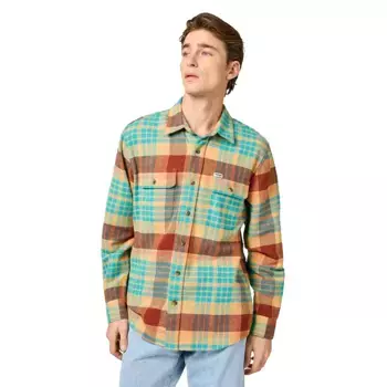 Рубашка Wrangler Ls Utility, зеленый