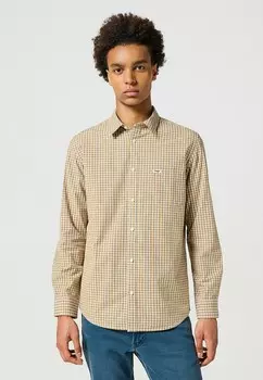 Рубашка Wrangler, светло-коричневый