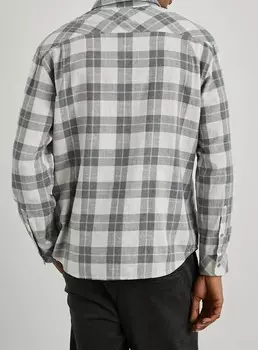 Рубашка Wyatt Антроцитового Небесного Меланжа Rails