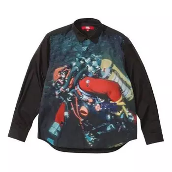 Рубашка x junya watanabe comme des garons man nature shirt 'multi-color' Supreme, мультиколор