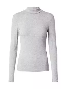 Рубашка YAS YASWOOLA, пятнистый серый