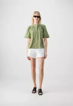 Рубашка YASGUNIA YAS, зеленый