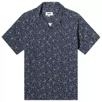 Рубашка Ymc Malick Vacation Shirt, цвет Navy & Ecru