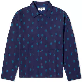 Рубашка Ymc Pj Overshirt, индиго