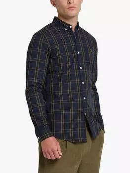 Рубашка Yorke в клетку из органического хлопка Farah, русло реки