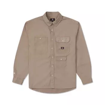 Рубашка yotd woven shirt 'tan' Converse, бежевый