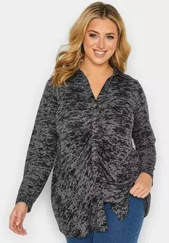 Рубашка Yours Clothing, серый