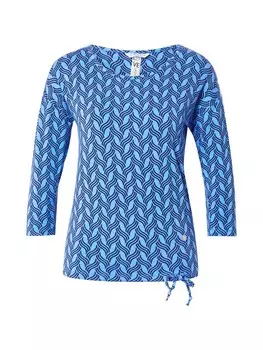 Рубашка ZABAIONE Mi44nara, темно-синий/светло-синий