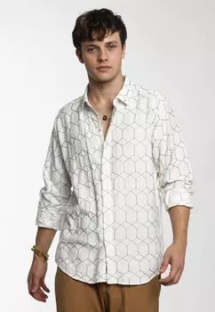 Рубашка ZANDER Instafab, бежевый