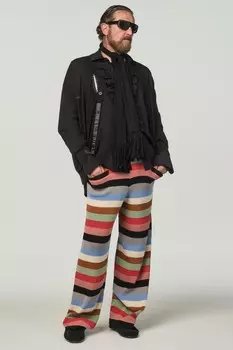 Рубашка Zara by Stefano Pilati Jabot Frill, черный