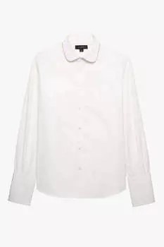 Рубашка Zara by Stefano Pilati Zip, белый