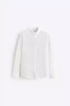 Рубашка Zara cotton, белый