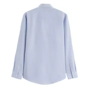 Рубашка Zara Easy Care Textured, небесно-голубой