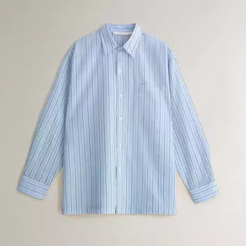 Рубашка Zara Home Limited Edition Pinstripe, голубой