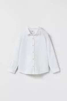 Рубашка Zara Kids Textured, белый
