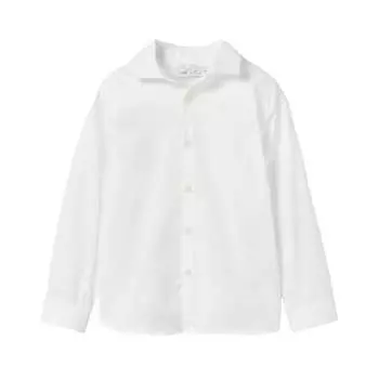 Рубашка Zara Kids Textured, белый